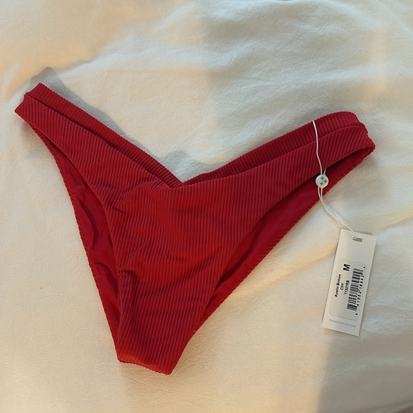 Frankie’s bikinis Austin bottom red NWT - Picture 4 of 5